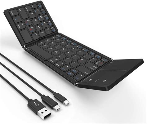 Seenda Faltbare Tastatur Kabelgebundene Bluetooth Tastatur Mit