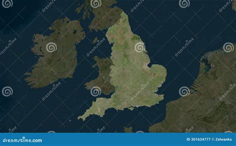 England - Great Britain Highlighted. High-res Satellite Stock ...