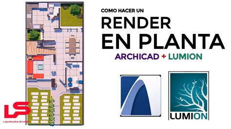 COMO HACER UN RENDER EN PLANTA ARCHICAD LUMION YouTube