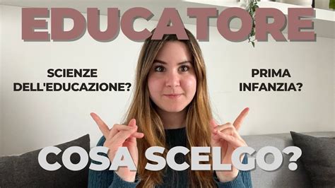 FACCIAMO CHIAREZZA Educatore Prima Infanzia Vs Socio Pedagogico YouTube