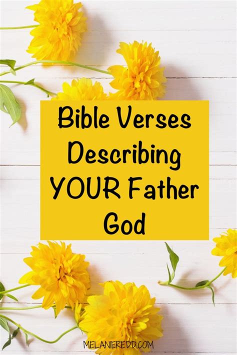 6 Bible Verses Describing Your Father God Melanie Redd