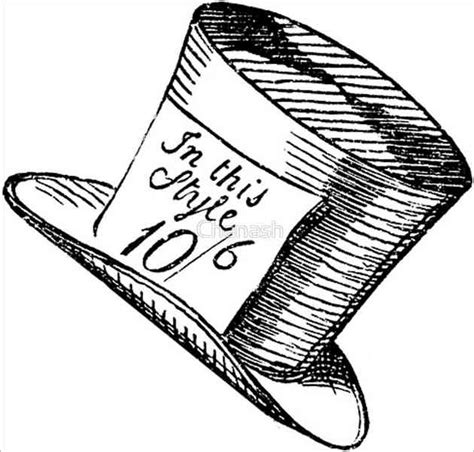 Mad Hatter Hat Drawing At Getdrawings Free Download