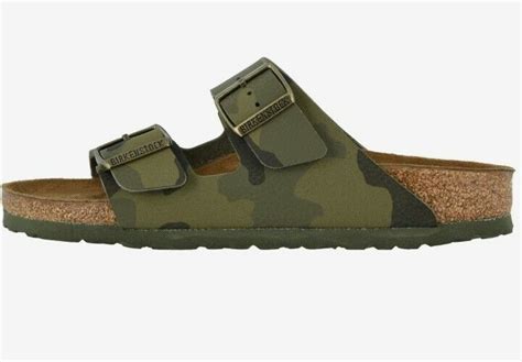 Birkenstock Arizona Bs Soft Bed Desert Soil Camo Green Ebay