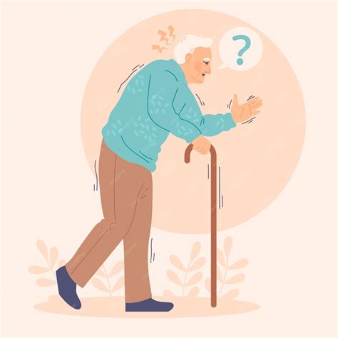 Free Vector Hand Drawn Flat Design Parkinson Illustration