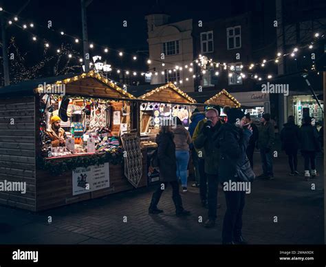 Christmas market in Chester Stock Photo - Alamy