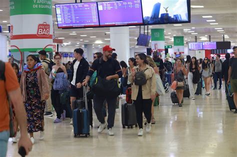 Crece Llegada De Pasajeros A Aeropuertos De Quintana Roo