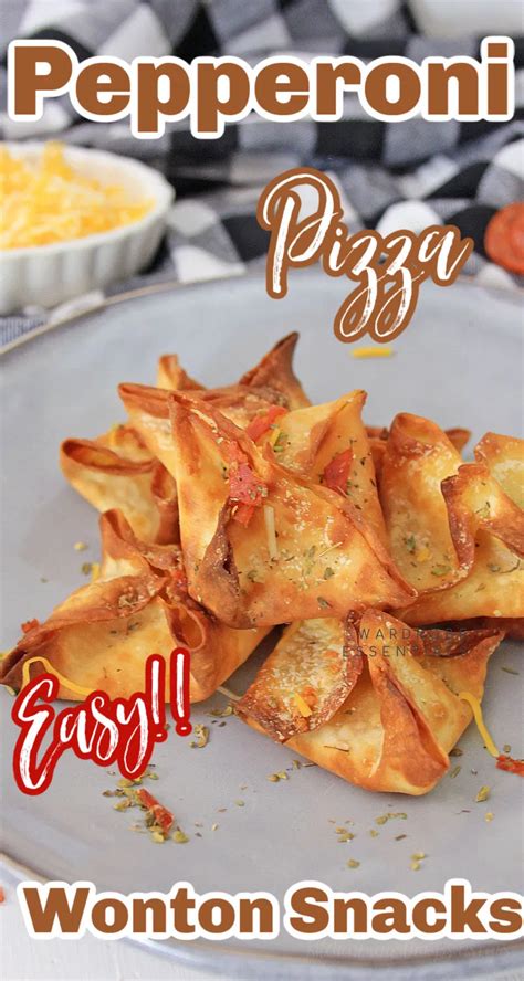 Easy Pepperoni Pizza Wontons Artofit