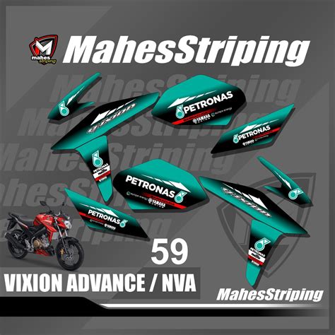 Jual Sticker Striping Lis Variasi Vixion 2015 2016 New Advance NVA