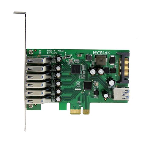 StarTech PEXUSB3S7 7 Port PCI Express US Comms Express