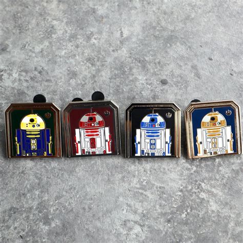 Disney Wdw Hidden Mickey Droid Star Wars Series Pin Set R D Ebay