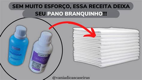 Como Limpar Pano De Prato Sem Esfor O E Deixar Branquinho Youtube