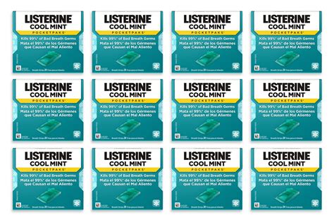 Buy Listerine Cool Mint Pocketpaks Breath Strips Oral Dissolving