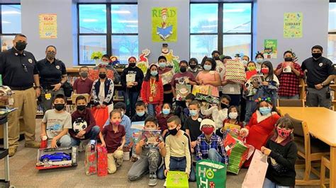 Otero County prison facility staff donates gifts to students in Chaparral