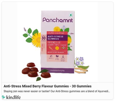 Panchamrit Anti Stress Mixed Berry Flavour Gummies Gummies