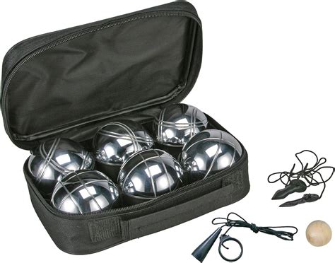 Spetebo Boule Set Mit Tragetasche Metall Kugeln Boccia Petanque