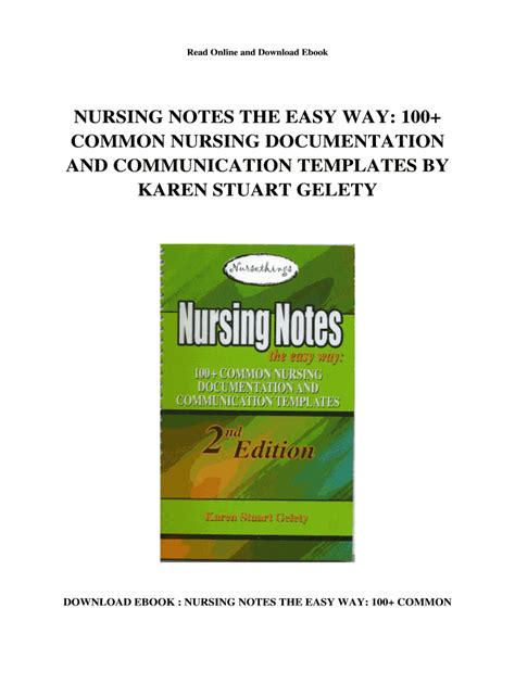 Nursing Notes The Easy Way Pdf Airslate Signnow