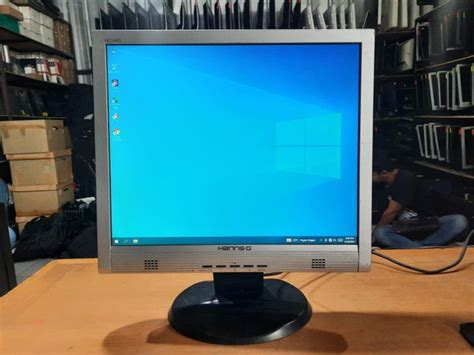 Jual LCD MONITOR 19 INCH KOTAK HANNS G SECOND LAYAR POLARIS PLUS KABEL