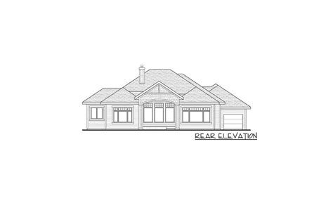 Craftsman Ranch Plan with Finished Basement - 81798AB | Architectural ...