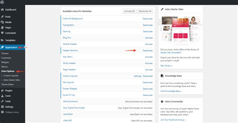 How To Add Above And Below Headers In Astra