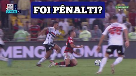 An Lise Lance Do P Nalti Para O Flamengo Contra O S O Paulo Havia