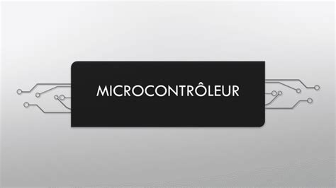 Principe De Fonctionnement Dun Microcontr Leur Hajereducation