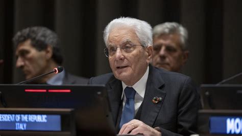 Mattarella Apre Conferenza Onu Sulla Pace Corsa Alle Armi Divora