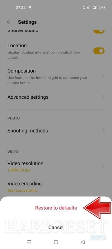 How To Reset REALME Narzo 30 Camera HardReset Info