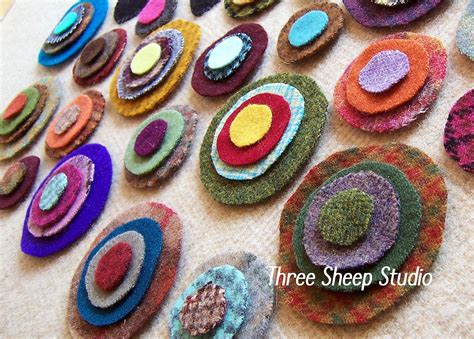 Threesheepstudio A Simple Way To Cut Wool Pennies Wool Felt