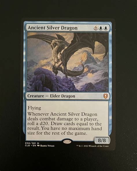 Ancient Silver Dragon Mtg Proxy Commander Legends Clb Proxy King