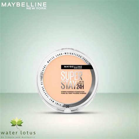 Maybelline Super Stay 24H Powder Foundation-20 - Water Lotus | Care ...