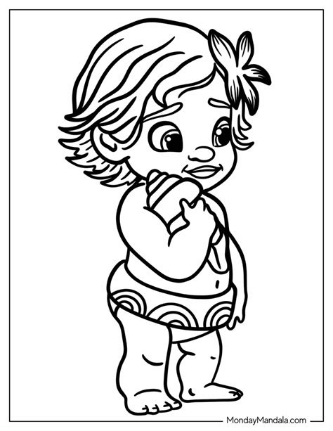 Baby Disney Characters Coloring Pages