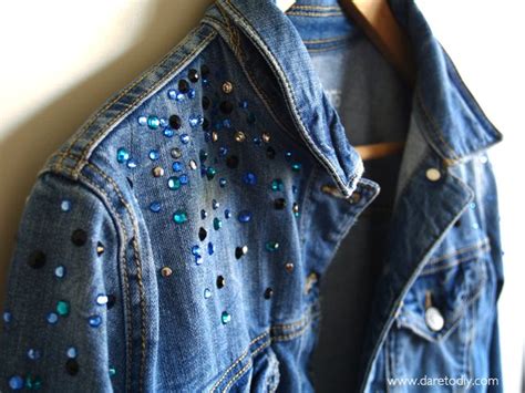 Dare To DIY DIY Cazadora Vaquera Inspirada En Miu Miu Embellished