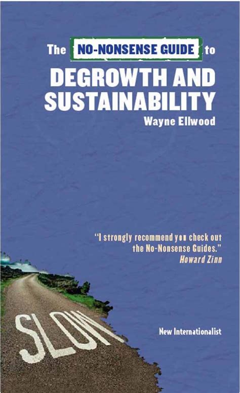 No Nonsense Guide To Degrowth And Sustainability No Nonsense Guides