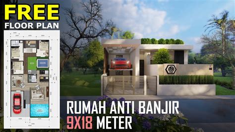 Desain Rumah Mewah 9x18 Meter Modern Scandinavian House Youtube