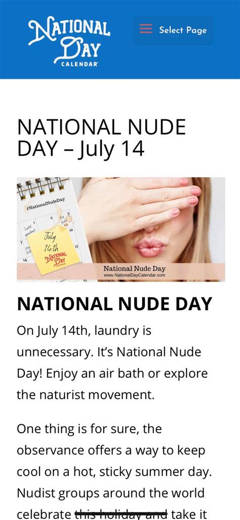 Happy National Nude Day All You Fellow Gunni Sons And Daughters Out