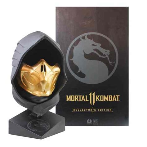 Mortal Kombat 11 Kollectors Edition Scorpion Mask Statue Appleby Games