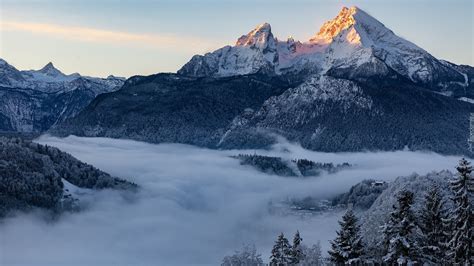 Góra Watzmann w Alpach Berchtesgadeńskich