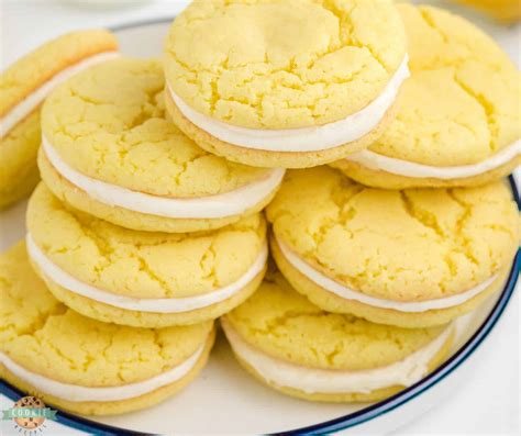 CAKE MIX LEMON OREO COOKIES - Family Cookie Recipes