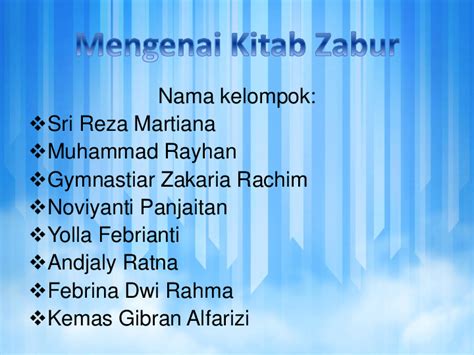 (PPT) Mengenai Kitab Zabur | seftiawati agustina - Academia.edu