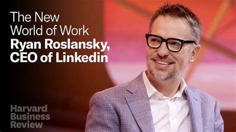 The New World Of Work Ryan Roslansky Linkedin Ceo Youtube