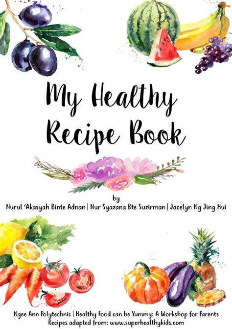 My Healthy Recipe Book