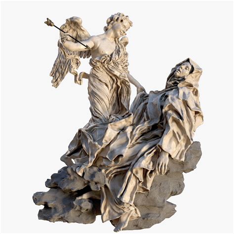 Ecstasy Of Saint Teresa By Lorenzo Bernini 3D Model 239 Ztl Obj