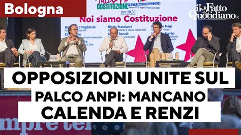 Da Schlein A Conte Lopposizione Insieme Sul Palco Anpi Pagliarulo