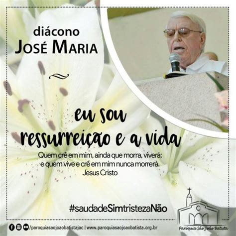 Nota De Falecimento Diácono José Maria Da Silva « Diocese São José