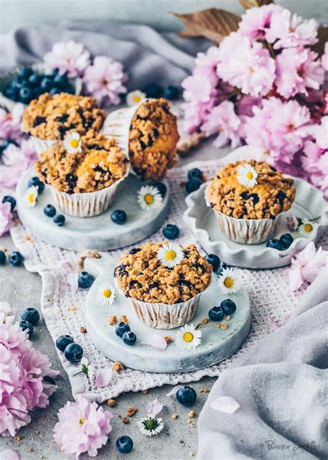 Blaubeer Muffins Mit Streuseln Vegan Einfach Bianca Zapatka Rezepte