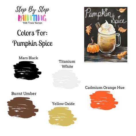 Pumpkin Spice Latte Acrylic Painting Tutorial For Beginners Tracie