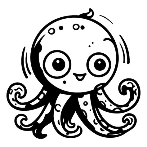 Premium Vector Cute Octopus Cartoon Mascot Character Vector Illustration