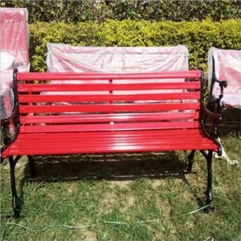 Mild Steel Red Garden Bench, 3 Seater at Rs 4000 in Mirzapur | ID ...