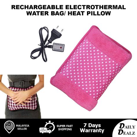 Rechargeable Electrothermal Hot Water Bag Pillow Bantal Air Panas Cas Elektrik Hand Warmer