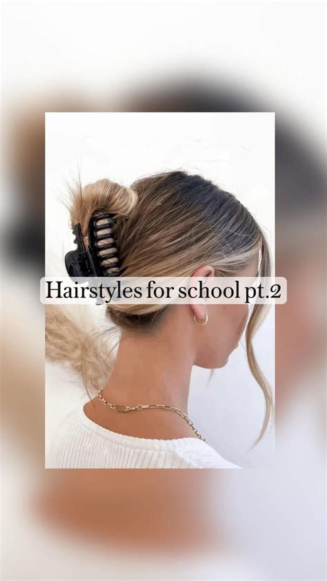 Hairstyles for school pt.2 | Hairstyles for school, Fashion makeup ...